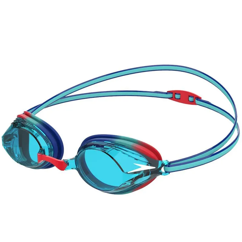 Speedo Vengeance Junior Goggles Tile Blue Lava Red